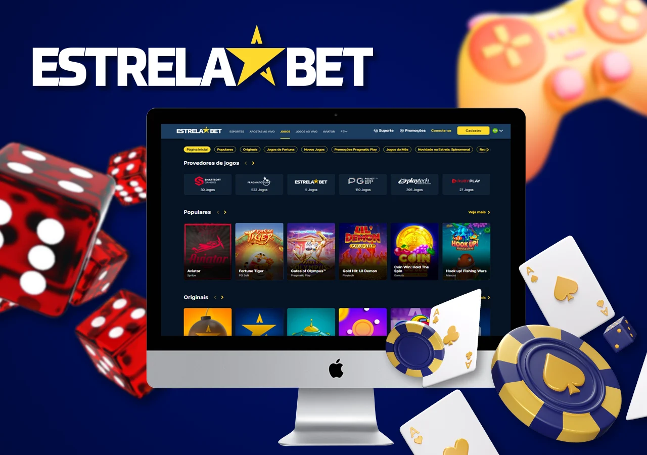 Uma descrição da incrível variedade de jogos e entretenimento no Estrela Bet Casino